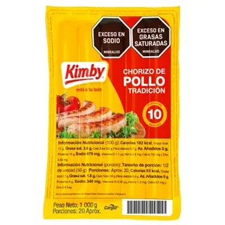 Chorizo De Pollo Kimby 1000gr