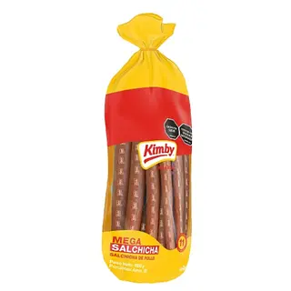 Salchicha De Pollo Kimby Mega 1000gr