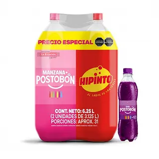 Duo Postobón Gaseosa 3.125l + Colombiana 3.125l 6250ml