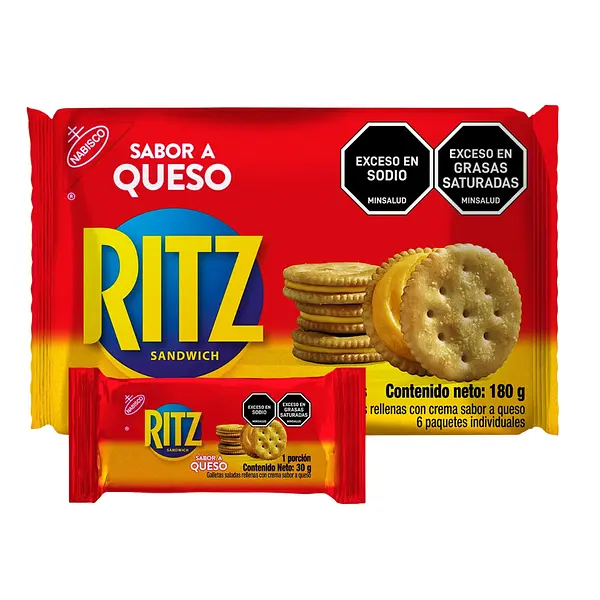 Galleta Ritz Sabor A Queso 6*30g