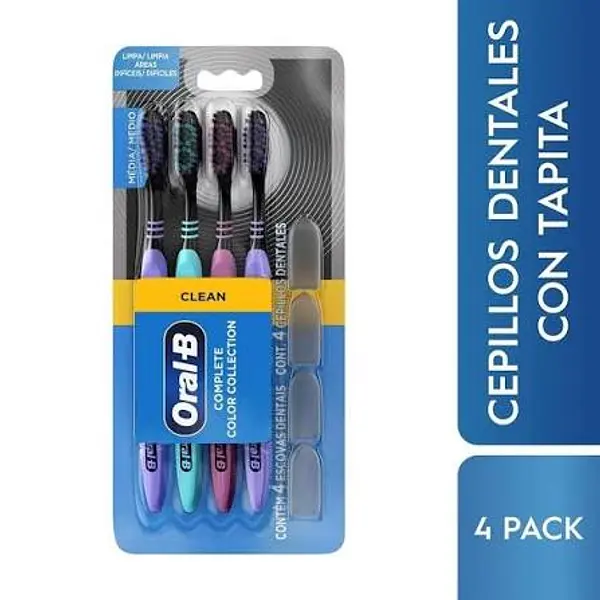 Cepillo Dental Oral-B Complet Black 4 Und