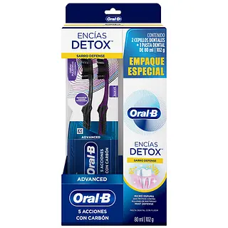 Cepillo Oral-B 7 Beneficion 2 Und + Crema 3d 67g
