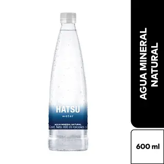 AGUA HATSU PET 600ML