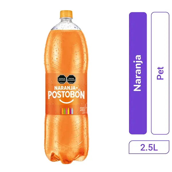GASEOSA NARANJA POSTOBON 2.5L