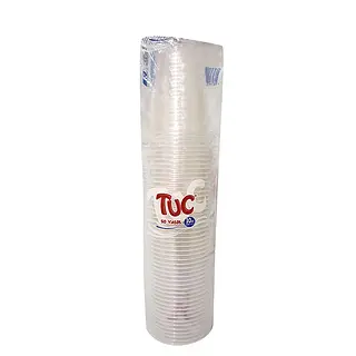 Vaso Transparente Tuc 10 Onz 50und