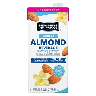 bebida de almendras members vainilla 30-c 946ml