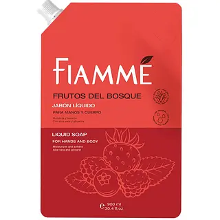 JABON LIQUIDO FIAMME DOYPACK FRUTOS DEL BOSQUE 900ML