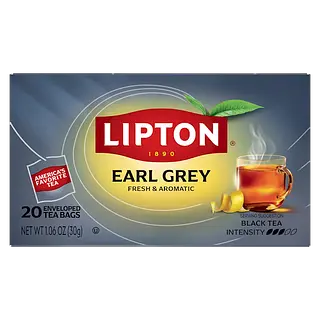 TE LIPTON BLACK EARL GREY 20 UND