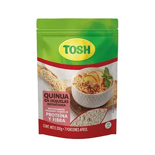 QUINUA EN HOJUELA TOSH 200G
